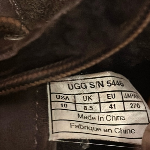 Ugg Australia leather boots size 10 - Picture 14 of 15